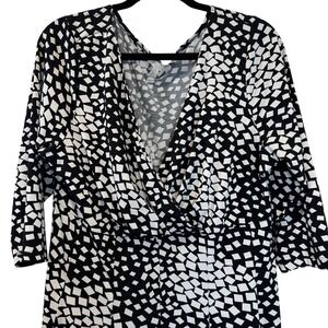 Haani Midi Dress Size 2X Boho Retro Spring Feminine Old Money Career Preppy